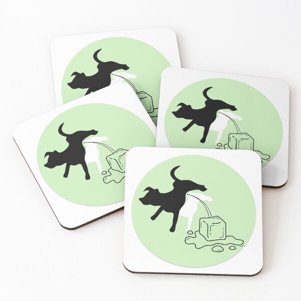 Item preview, Melt I C E Dog Whiz Light Green Background designed and sold by LilWildflowers.