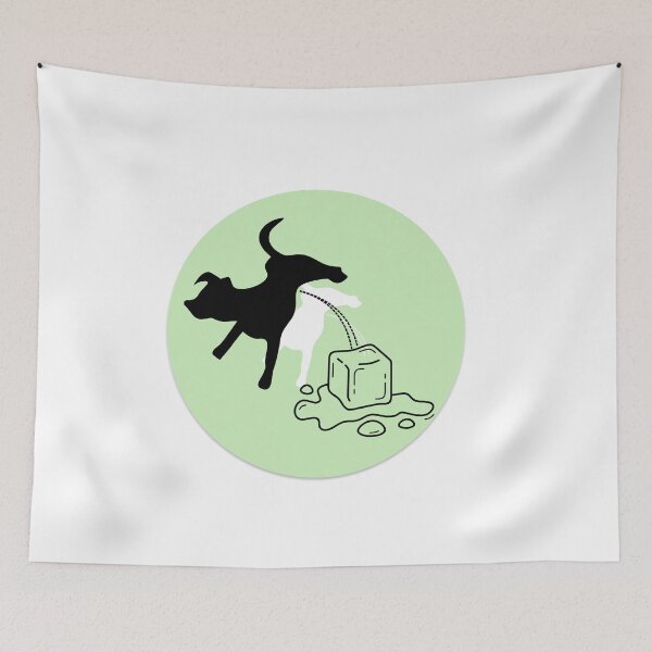 Item preview, Melt I C E Dog Whiz Light Green Background designed and sold by LilWildflowers.