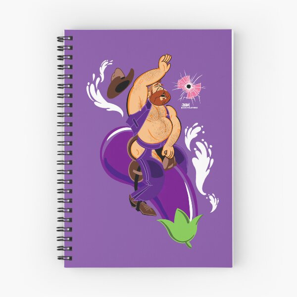 Item preview, Bullethole Retro: Ride 'Em Cowboy (Eggplant) designed and sold by Bullethole.