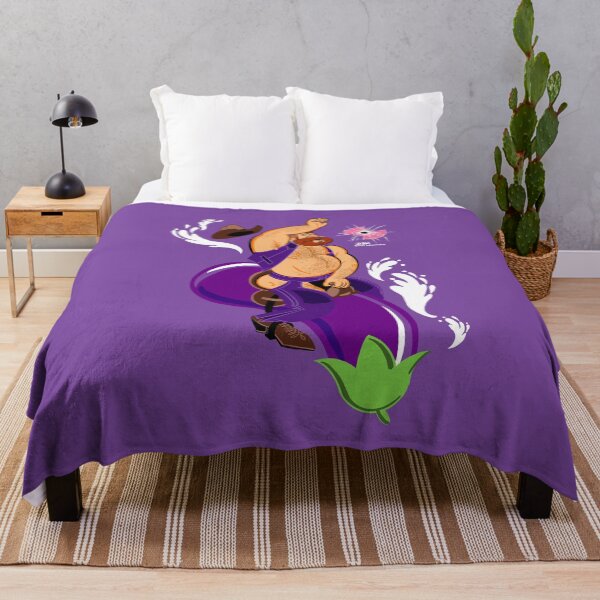 Item preview, Bullethole Retro: Ride 'Em Cowboy (Eggplant) designed and sold by Bullethole.