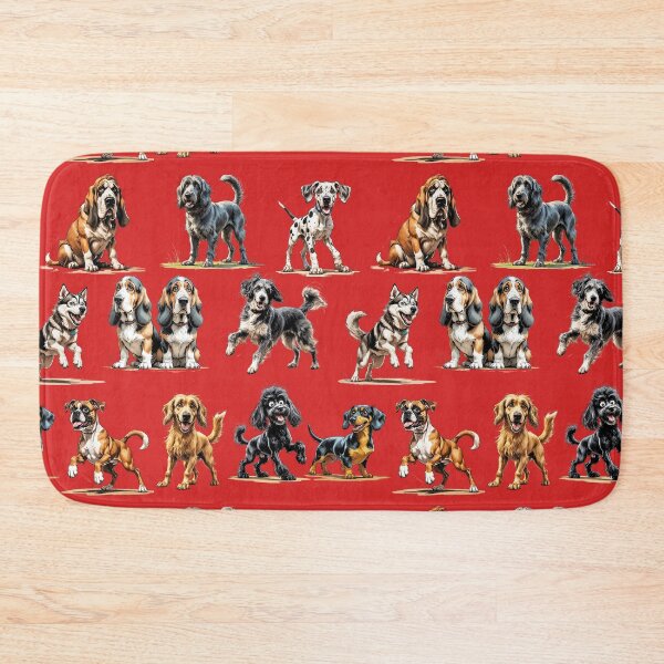 Item preview, Shabby Dogs Pattern – Scruffy Dog Illustration designed and sold by PAPIRO SIGLO XXI.
