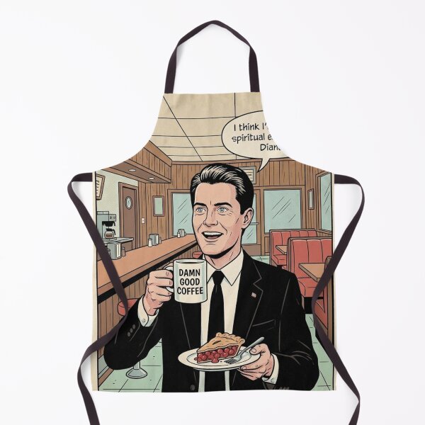 Item preview, Damn Good Coffee - Agent Cooper Retro Comic Art designed and sold by THELOREAN.