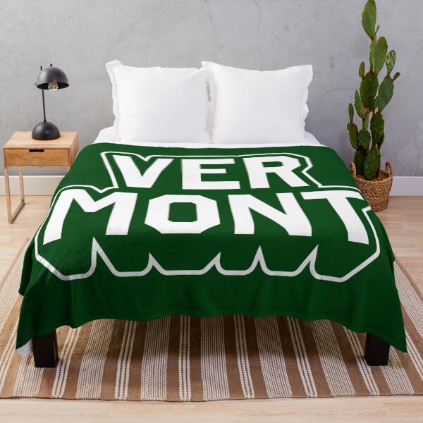Item preview, Vermont Retro Varsity - Hometown Pride & Streetwear Block Typography designed and sold by MZS Studio.