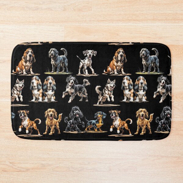 Item preview, Scruffy Dogs Pattern – Scruffy Dog Illustration designed and sold by PAPIRO SIGLO XXI.