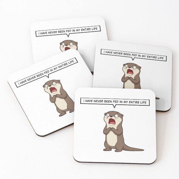 Item preview, I Have Never Been Fed Funny Asian Small Clawed Otter designed and sold by Petzzz.