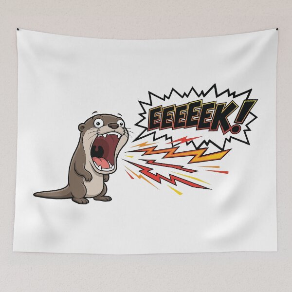 Item preview, EEEK Screaming River Puppy Asian Small Clawed Otter designed and sold by Petzzz.