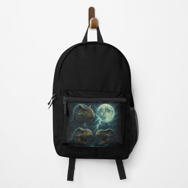 Item preview, Epic T-Rex Under Moon Lightning Dinosaur designed and sold by NovaNookStudio.