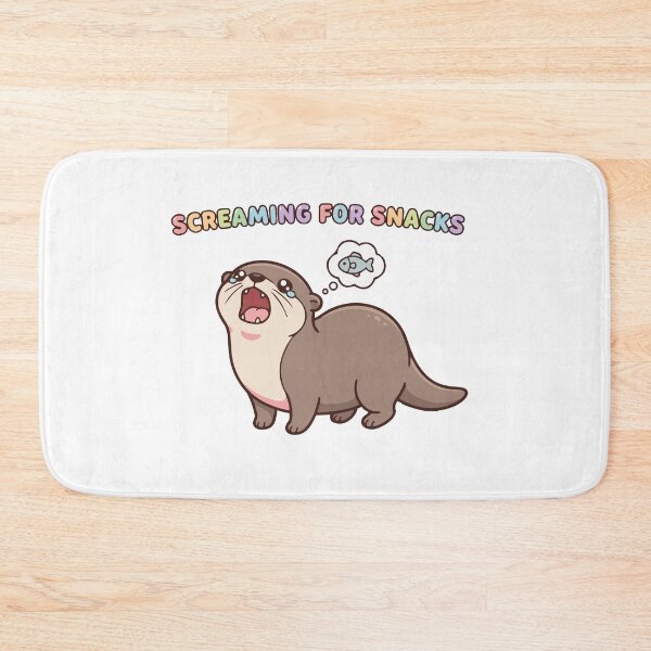 Item preview, Screaming For Snacks Hungry Asian Small Clawed Otter designed and sold by Petzzz.