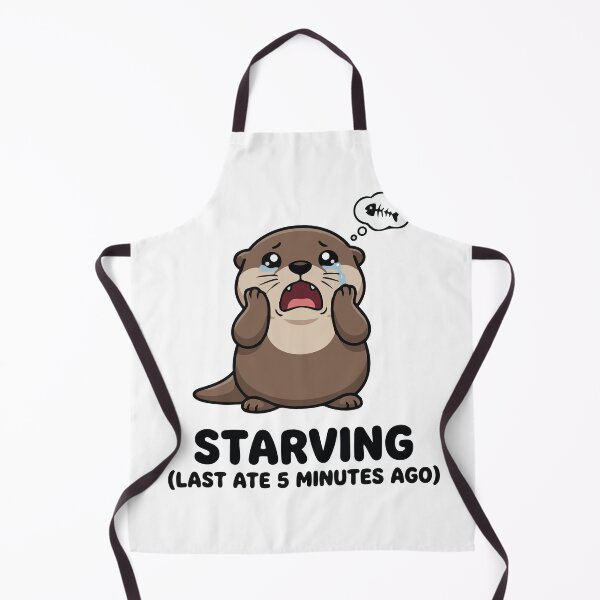 Item preview, Starving Since 5 Minutes Ago Funny Otter Meme designed and sold by Petzzz.
