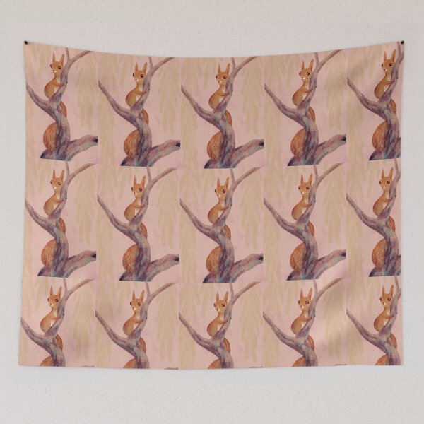 Item preview, Red Squirrel in a Tree designed and sold by SophieCorrigan.