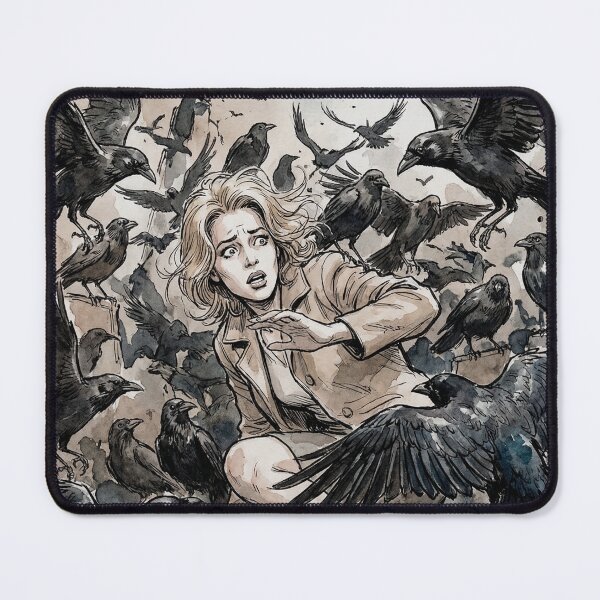 Item preview, The Birds movie poster designed and sold by PatyEmiko.