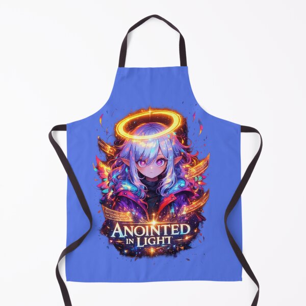 Item preview, Anointed In Light – Neon Christian Anime Angel Girl designed and sold by Daughter of a King Designs.
