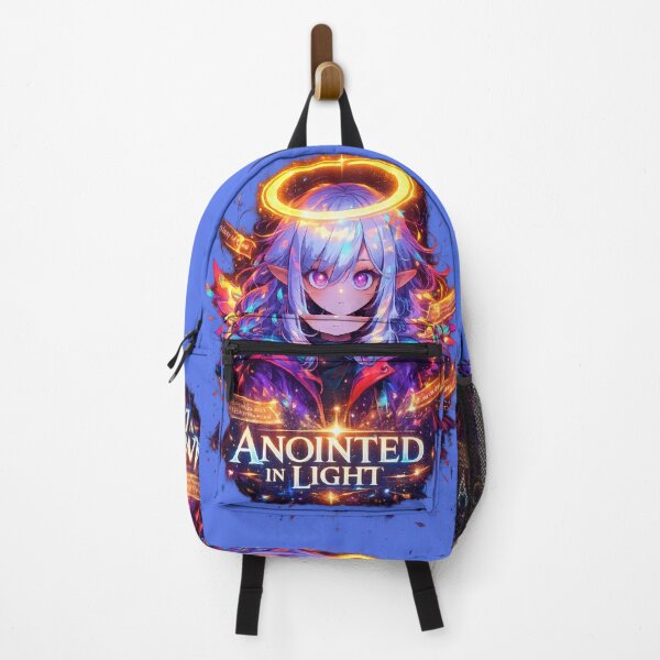 Item preview, Anointed In Light – Neon Christian Anime Angel Girl designed and sold by Daughter of a King Designs.