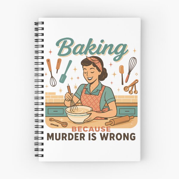 Item preview, Funny Sarcastic Kitchen - Baking Because Murder Is Wrong designed and sold by ZBIFBOUETLA.