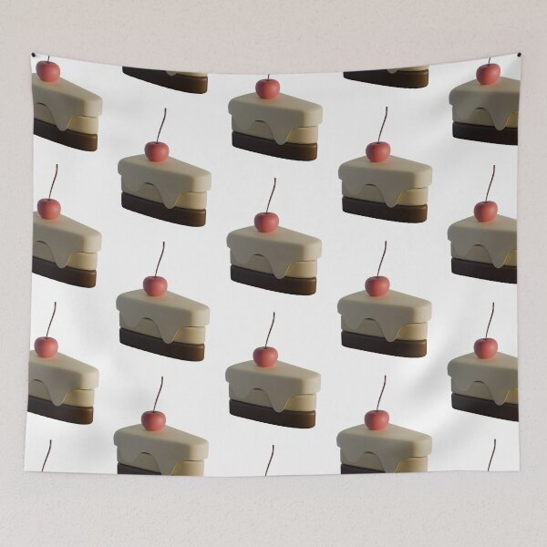 Item preview, 3D Cake Slice with Cherry designed and sold by Asutip.