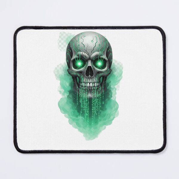 Item preview, Neon Circuit Skull Data Mist designed and sold by CRich808Designs.