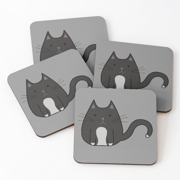 Item preview, Digital clip art silly little cat drawing designed and sold by Kit_Cat.Designs.