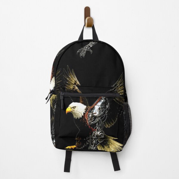 Item preview, Futuristic Cyborg Bald Eagle – Powerful Tech Animal Art designed and sold by Naturalite19.