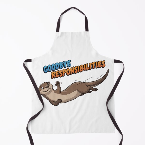 Item preview, Goodbye Responsibilities Belly Sliding River Otter designed and sold by Petzzz.