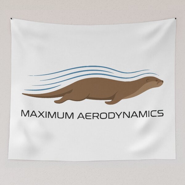 Item preview, Maximum Aerodynamics Funny North American River Otter designed and sold by Petzzz.