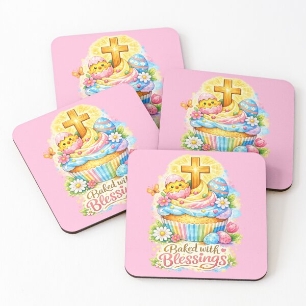 Item preview, Baked with Blessings Christian Easter Cupcake Cross designed and sold by Daughter of a King Designs.