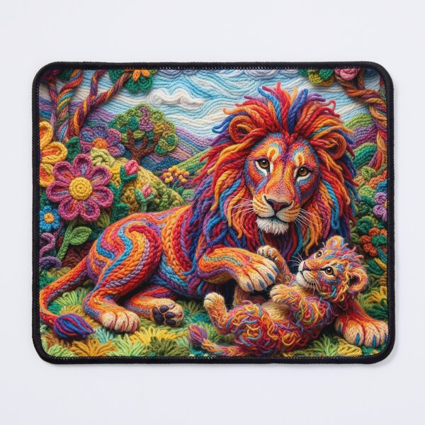 Item preview, Yarn Lion and Yarn Cub on Yarn Savannah designed and sold by Tridentulus.