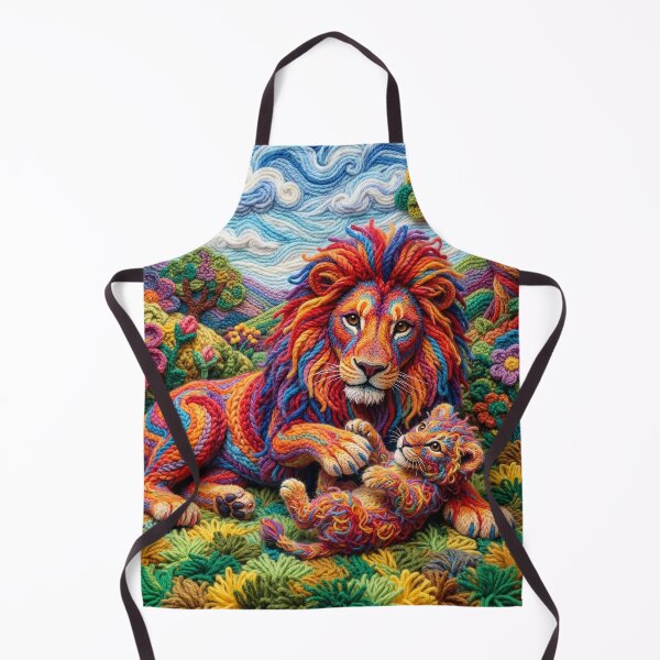 Item preview, Yarn Lion and Yarn Cub on Yarn Savannah designed and sold by Tridentulus.