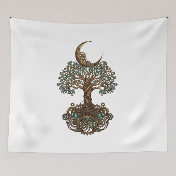 Item preview, Steampunk Moon Tree of Time designed and sold by CRich808Designs.