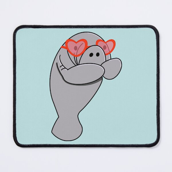 Item preview, Manatee with Heart Glasses designed and sold by Acaruso167.