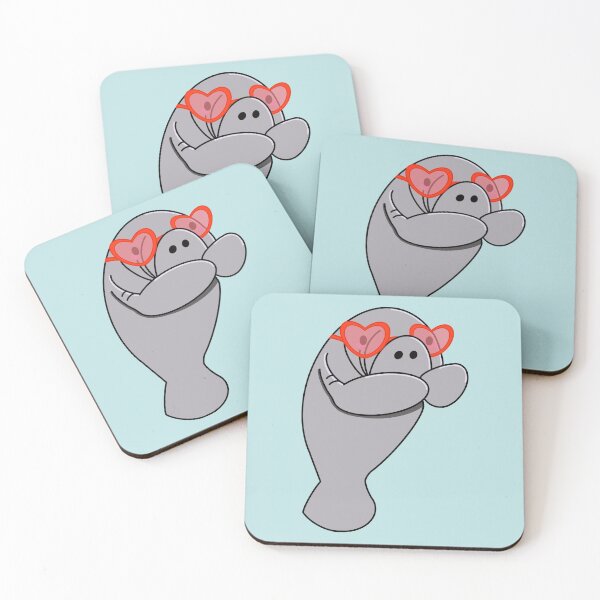 Item preview, Manatee with Heart Glasses designed and sold by Acaruso167.