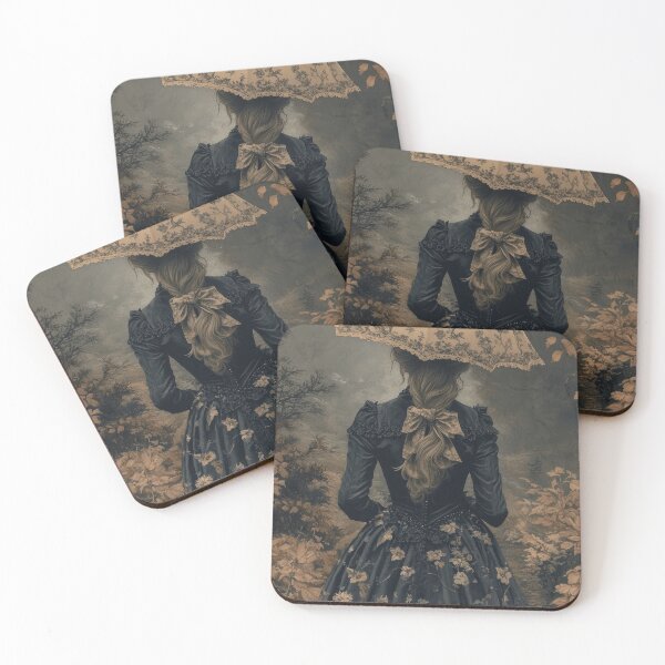 Item preview, Victorian Autumn Parasol Portrait designed and sold by EverpageStudio.