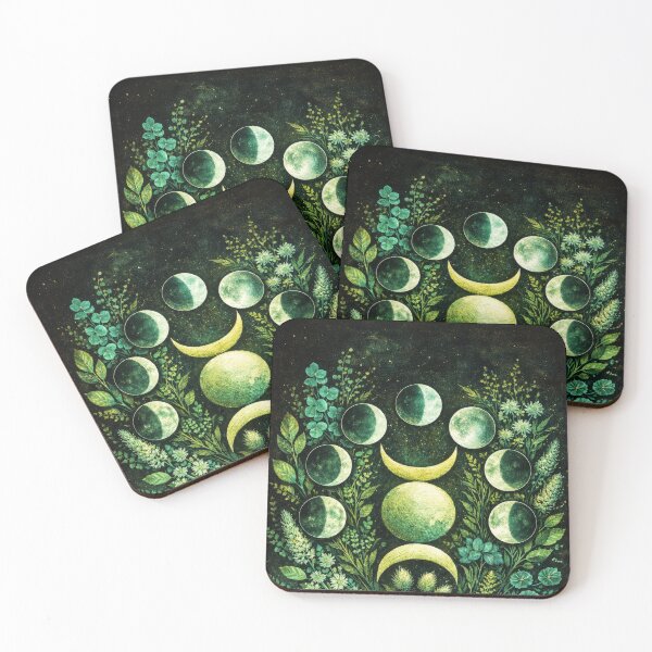 Item preview, Olive Green Aqua and Teal Dreamy Night designed and sold by scicilysimonee.