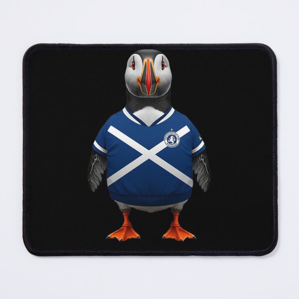 Item preview, Scotland Puffin Mascot - Scottish Saltire Wildlife Sports Jersey designed and sold by Loom on the Loch.