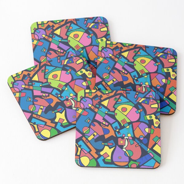 Item preview, CColorful mixed connected puzzle designed and sold by Nathalia  Lodi.