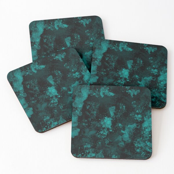 Item preview, Ink Splot Texture - Cyan designed and sold by Racc-Art.