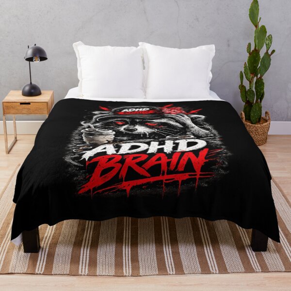 Item preview, ADHD Brain Raccoon — Chaotic Mind Coffee Overload designed and sold by VibeOffline Studio.