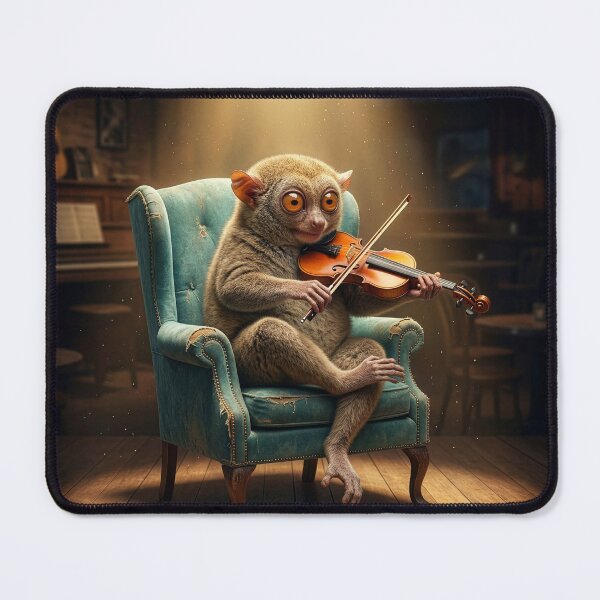 Item preview, Tear-Jerking Tarsier Plays Barber's Adagio designed and sold by Tridentulus.