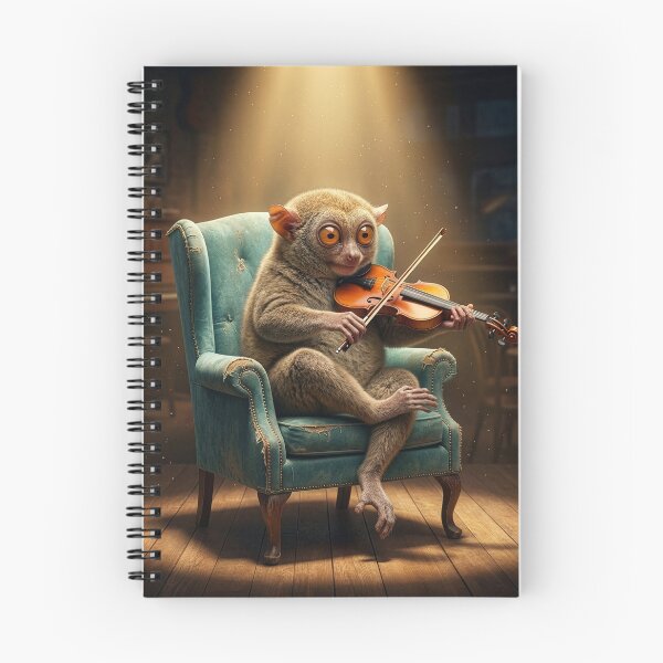 Item preview, Tear-Jerking Tarsier Plays Barber's Adagio designed and sold by Tridentulus.