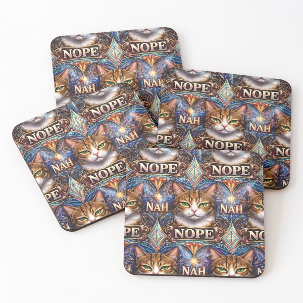 Item preview, Cat Nope Nah designed and sold by VFWChuck.
