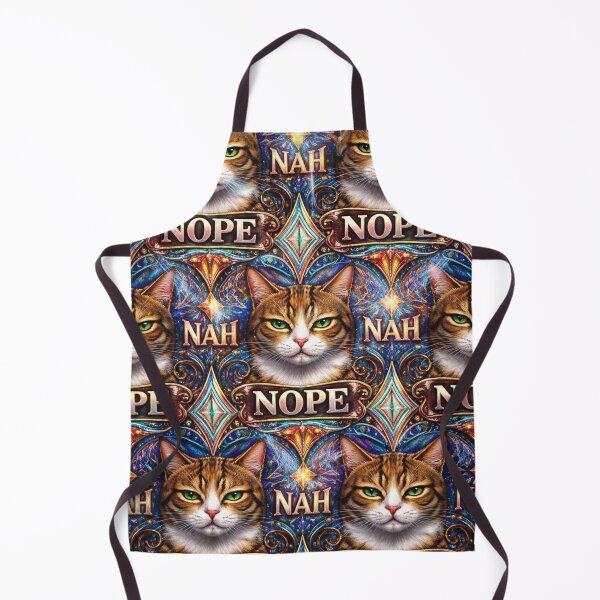 Item preview, Cat Nope Nah designed and sold by VFWChuck.