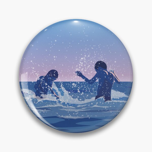 Item preview, Two Children Playing in the Water designed and sold by ulets.