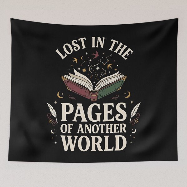 Item preview, Lost In The Pages Of Another World Fantasy Bookish designed and sold by Emmatshirt1.