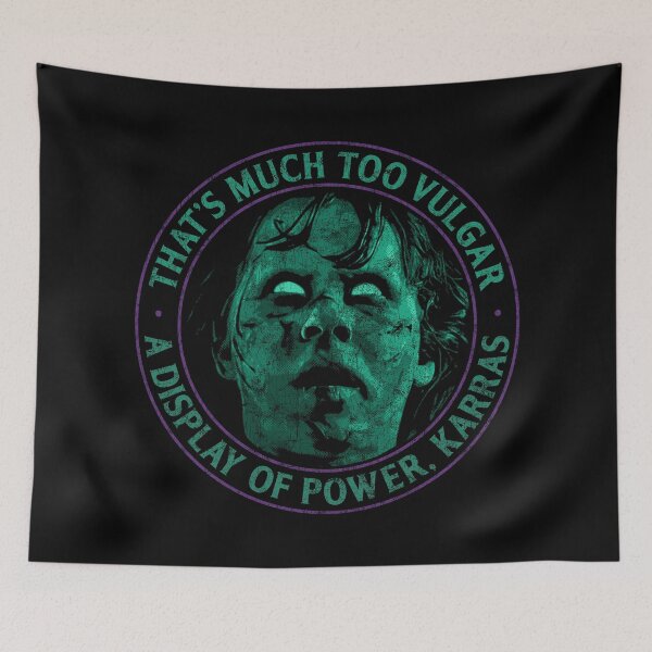 Item preview, The Exorcist Vulgar A Display Of Power Horror Devil Distressed designed and sold by Power Up Prints.