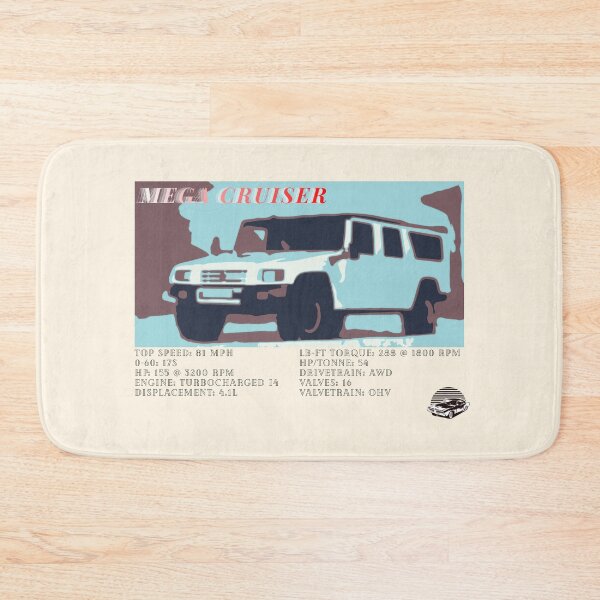 Item preview, Toyota Mega Cruiser Vintage Poster  designed and sold by Dimensionality.