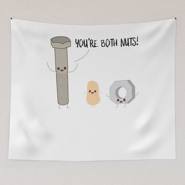 Item preview, You're Both Nuts! designed and sold by SusurrationStud.