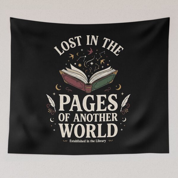 Item preview, Lost In The Pages Of Another World Library Bookish designed and sold by Emmatshirt1.