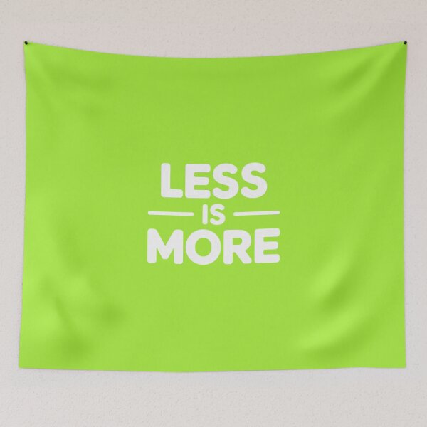 Item preview, Less Is More Minimal Typography Design designed and sold by Saurabh86.