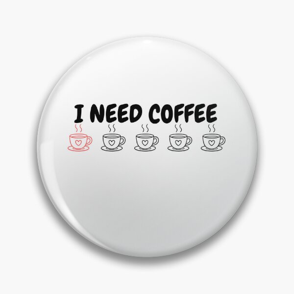 Item preview, I Need Coffee - Low Health Gaming Hearts designed and sold by LODS-StudioX.
