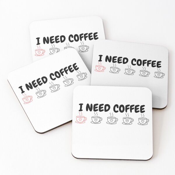 Item preview, I Need Coffee - Low Health Gaming Hearts designed and sold by LODS-StudioX.