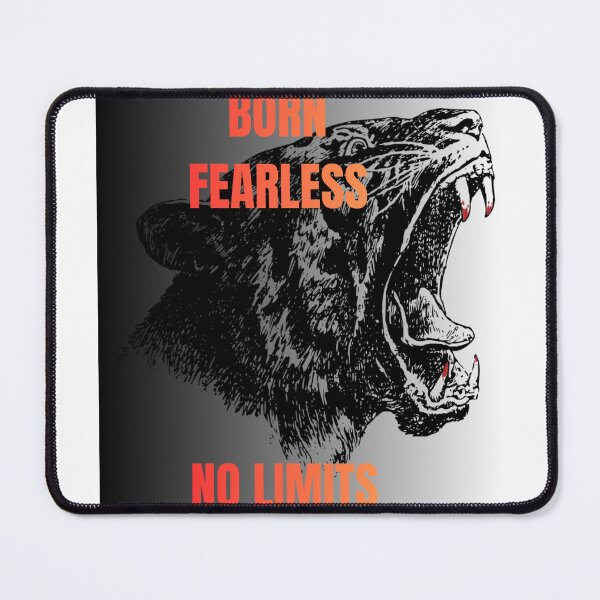 Item preview, Born Fearless Panther Streetwear T-Shirt – Dark Minimal Urban Graphic designed and sold by Per i vostri amici a quattro zampe, e non solo .